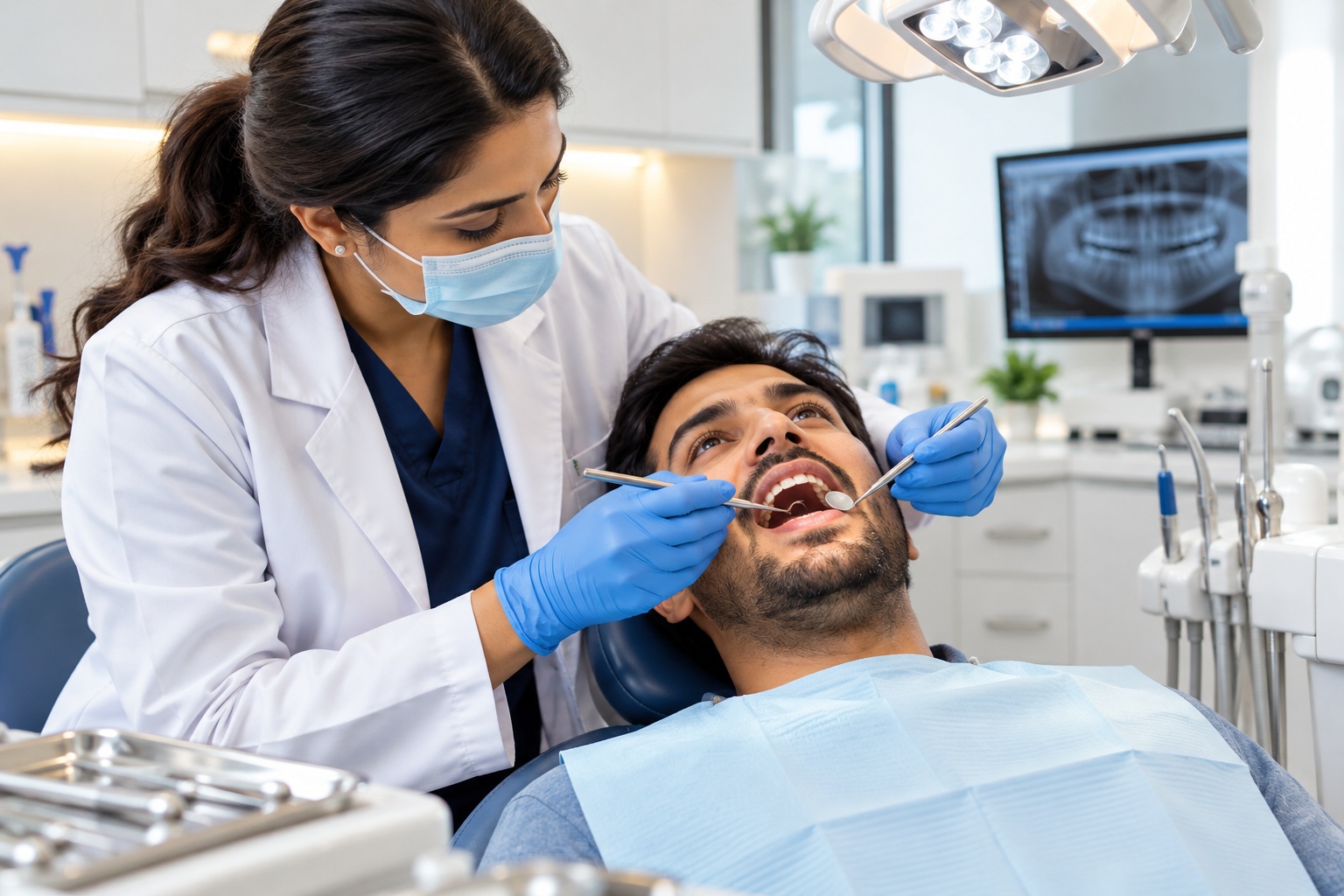Illustrative dental photograph for preventive & general dentistry