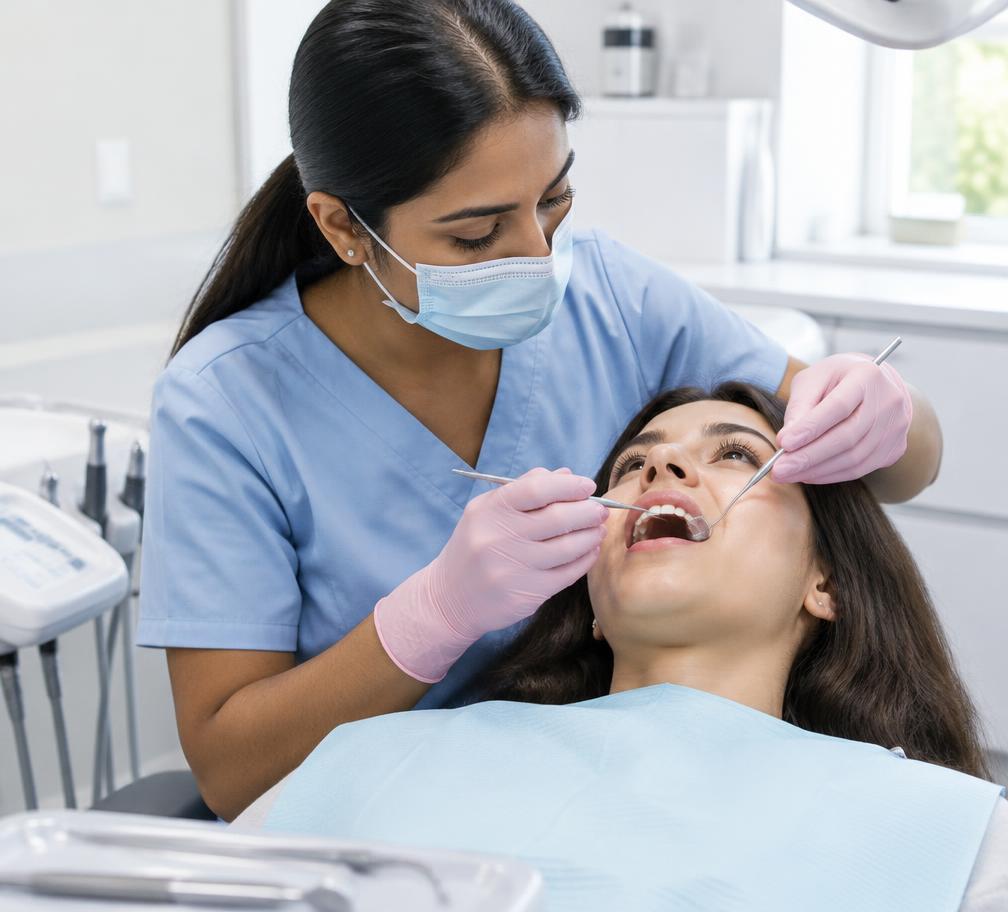 Illustrative dental photograph for dental implants